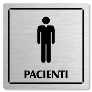 Piktogram WC muži pacienti